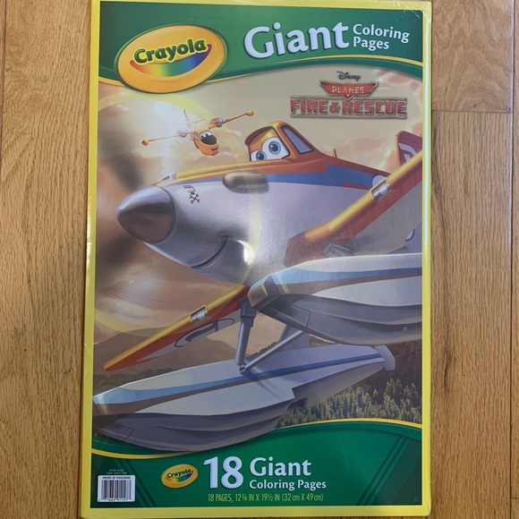 Crayola Giant Coloring Pages Planes Fire n Rescue - Picture 1 of 9